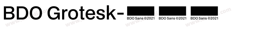 BDO Grotesk字体转换
